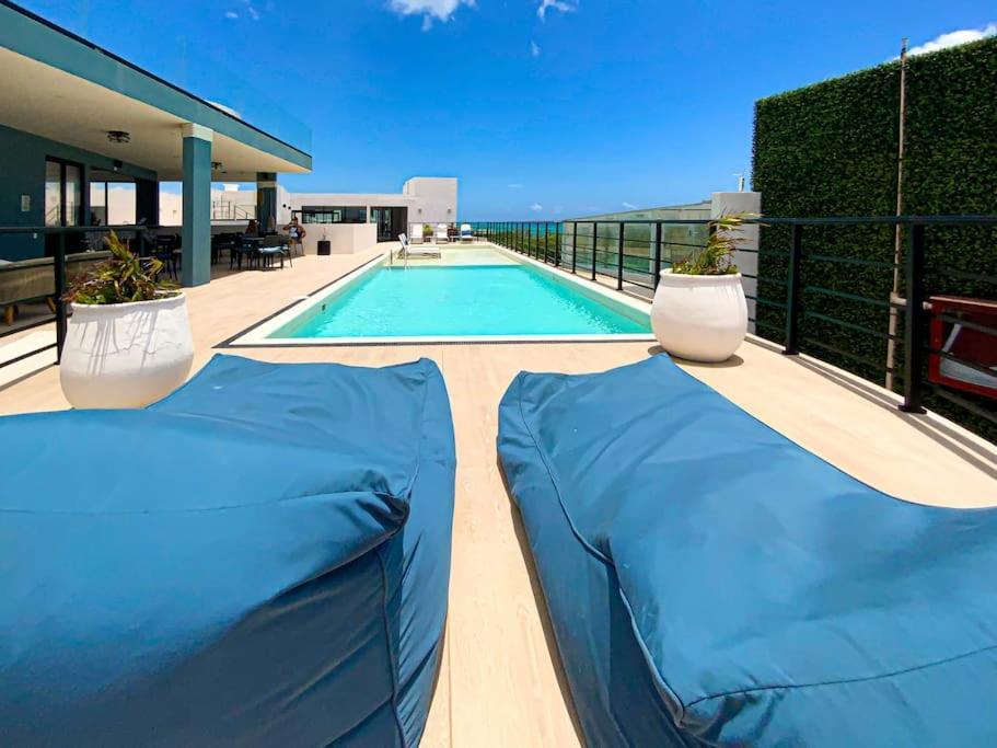 Beautiful + Luxury + Ocean View + Pool Apartamento Playa del Carmen Exterior foto