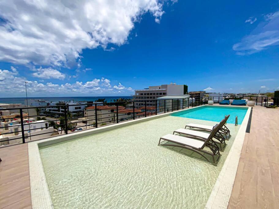 Beautiful + Luxury + Ocean View + Pool Apartamento Playa del Carmen Exterior foto