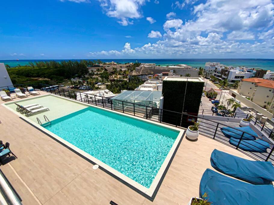 Beautiful + Luxury + Ocean View + Pool Apartamento Playa del Carmen Exterior foto