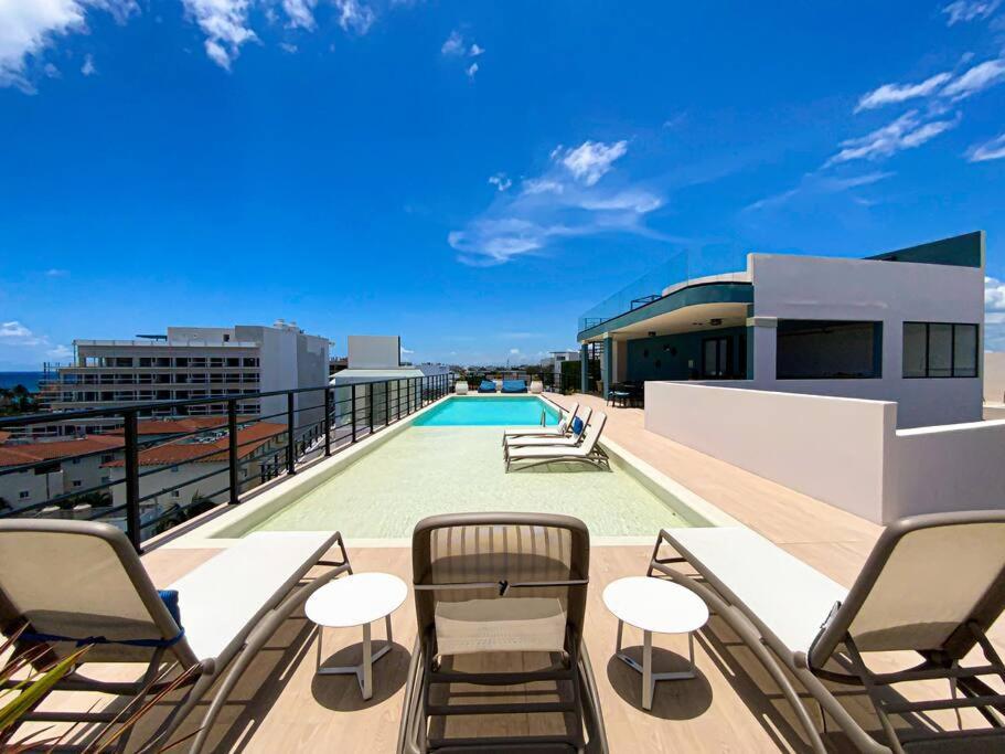 Beautiful + Luxury + Ocean View + Pool Apartamento Playa del Carmen Exterior foto