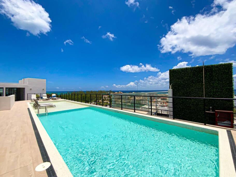 Beautiful + Luxury + Ocean View + Pool Apartamento Playa del Carmen Exterior foto