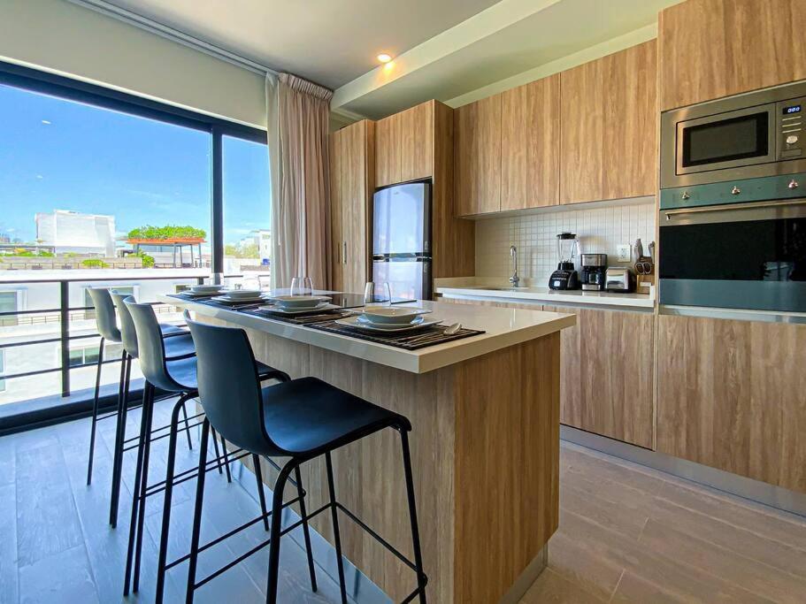 Beautiful + Luxury + Ocean View + Pool Apartamento Playa del Carmen Exterior foto