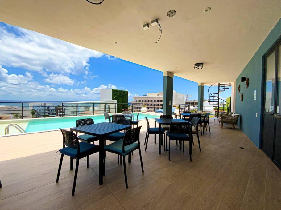 Beautiful + Luxury + Ocean View + Pool Apartamento Playa del Carmen Exterior foto